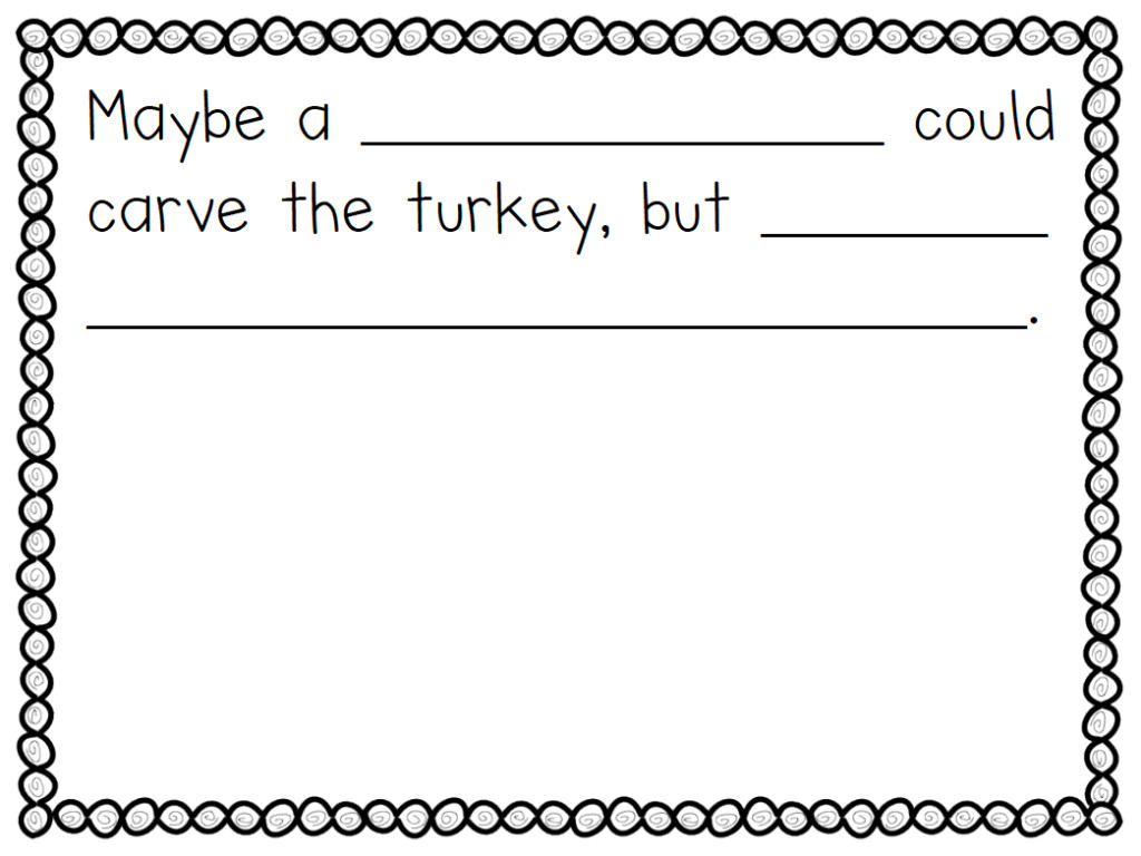 Who Will Carve The Turkey This Thanksgiving
 Who Will Carve the Turkey Thanksgiving FREEBIE First