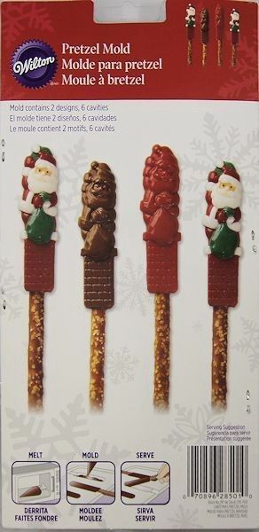 Wilton Christmas Candy Molds
 Santa Christmas Candy Pretzel Mold from Wilton 1501 NEW